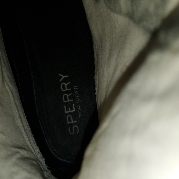 Sperry Top-Sider Black Leather Moc-Toe Combat Ankle Boots Men's Size 10.5M - Picture 10 of 11